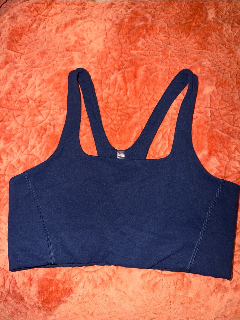 FP Movement Navy Scoop-Back Comfort Sports Bra